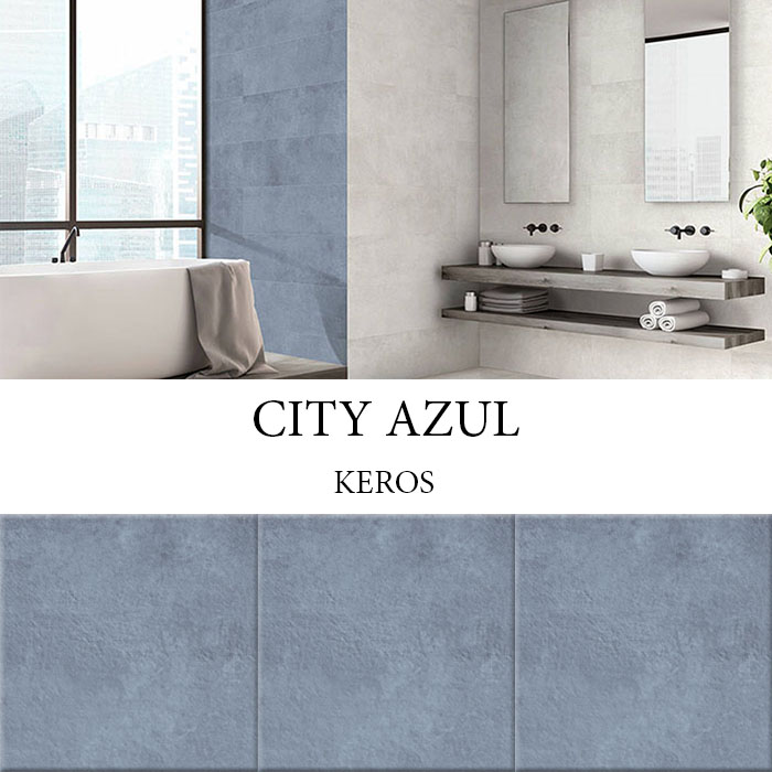 KEROS CITY AZUL 45x45